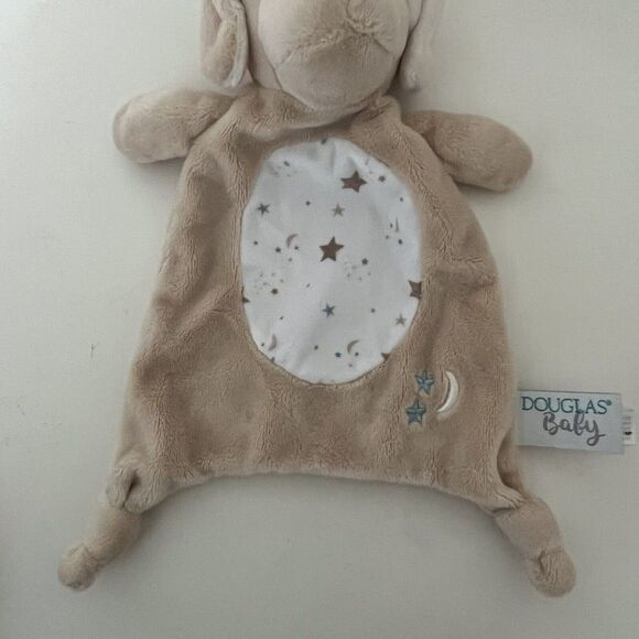 Douglas Baby Auggie Tan Puppy Teether Security Blanket Lovey Lovie - Picture 4 of 9